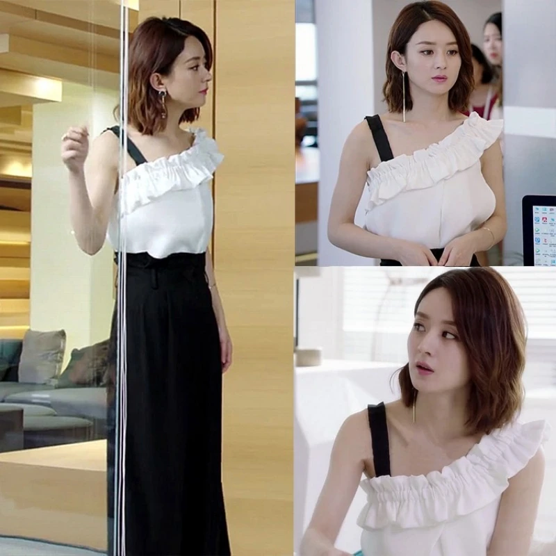 Kpop Girl Group Street Dance Wear Women Fairy Tops Festival Clothing Off-Shoulder Shirt Summer Stage Costume White Dancer Outfit
Kpop Girl Group Street Dance Wear Women Fairy Tops Festival Clothing Off-Shoulder Shirt Summer Stage Costume White Dancer Outfit