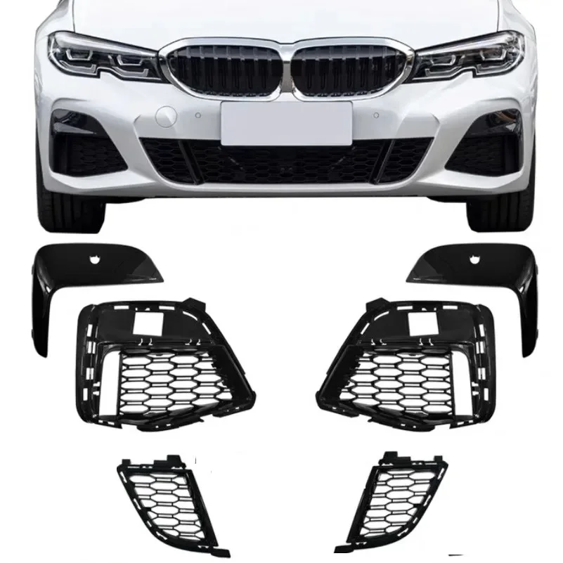 Front bar lower grille fog lamp frame trim panel For BMW 3 Series G20 G28 2020-2022
Front bar lower grille fog lamp frame trim panel For BMW 3 Series G20 G28 2020-2022