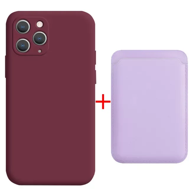 Luxury Liquid Silicone Case For iPhone 13 12 11 Pro MAX Mini XR X XS 8 Plus SE 2 Card Holder Leather Wallet
Luxury Liquid Silicone Case For iPhone 13 12 11 Pro MAX Mini XR X XS 8 Plus SE 2 Card Holder Leather Wallet