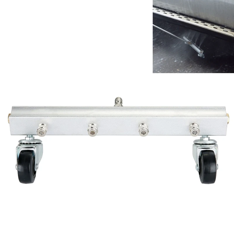 Water Broom Cleaner High Pressure Chassis Washer Quick Connection Chassis Cleaning Nozzle Swivel Caster Wheel
Water Broom Cleaner High Pressure Chassis Washer Quick Connection Chassis Cleaning Nozzle Swivel Caster Wheel