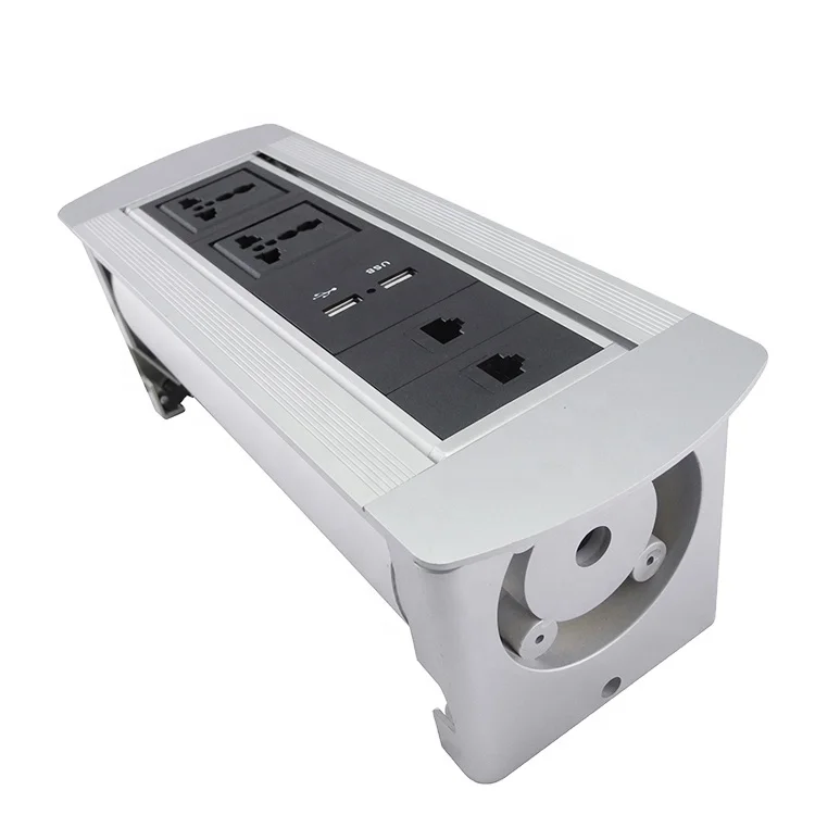 Rotating Manual Table Socket Tabletop Socket Electric Desktop Socket Rotator Standard Grounding 3* Power, 2* Network 1.5 Meter
Rotating Manual Table Socket Tabletop Socket Electric Desktop Socket Rotator Standard Grounding 3* Power, 2* Network 1.5 Meter