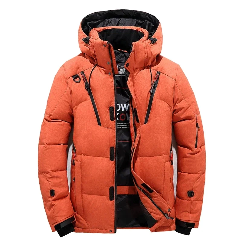 Men Down Thick Warm Winter Jacket Hooded Thicken Duck Down Parka Coat High Quality Casual Slim Overcoat With Many Pockets Mens
Men Down Thick Warm Winter Jacket Hooded Thicken Duck Down Parka Coat High Quality Casual Slim Overcoat With Many Pockets Mens