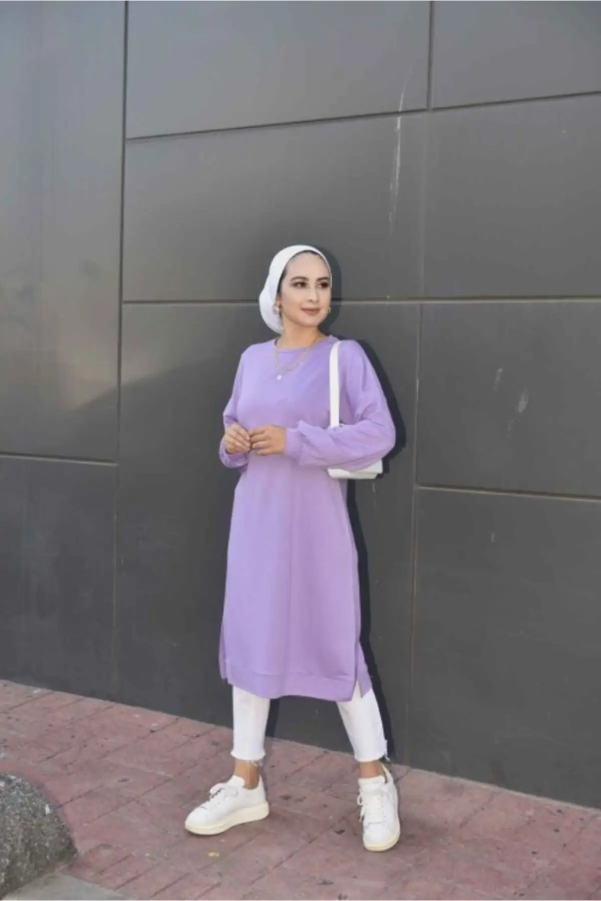 Hijab 1483 Tunic Women Muslim Tunic 2021 Fashion