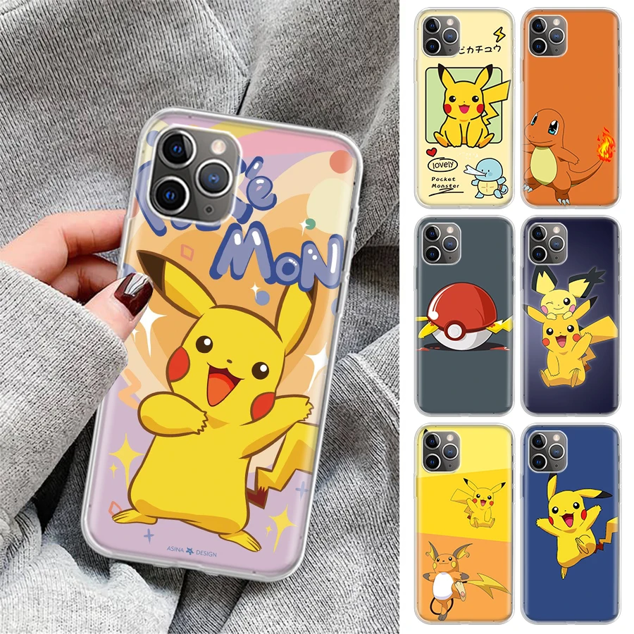 Pokemon Pikachu Cute Phone Case For Apple iPhone 11 13 12 Pro XS Max XR X 7 8 6 6S Plus Mini 5 5S SE Soft Back Shell Cover Coque
Pokemon Pikachu Cute Phone Case For Apple iPhone 11 13 12 Pro XS Max XR X 7 8 6 6S Plus Mini 5 5S SE Soft Back Shell Cover Coque