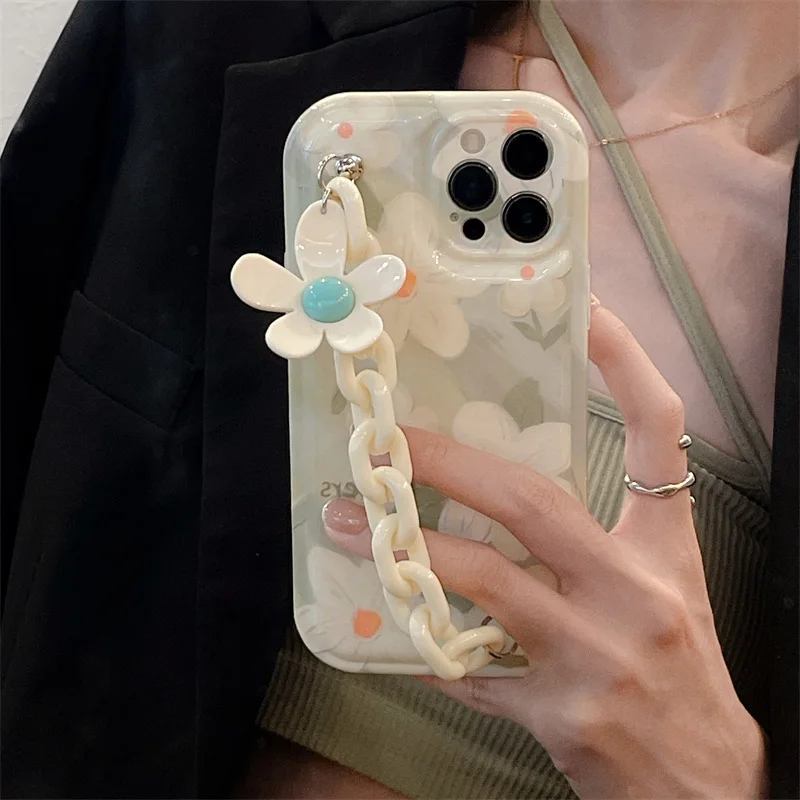 INS Floral Strap Flower Phone Case For IPhone 13 11 12 Pro Max XR X XS Max 7 8 Plus Mini Shockproof Soft Back Bumper Cape Funda
INS Floral Strap Flower Phone Case For IPhone 13 11 12 Pro Max XR X XS Max 7 8 Plus Mini Shockproof Soft Back Bumper Cape Funda