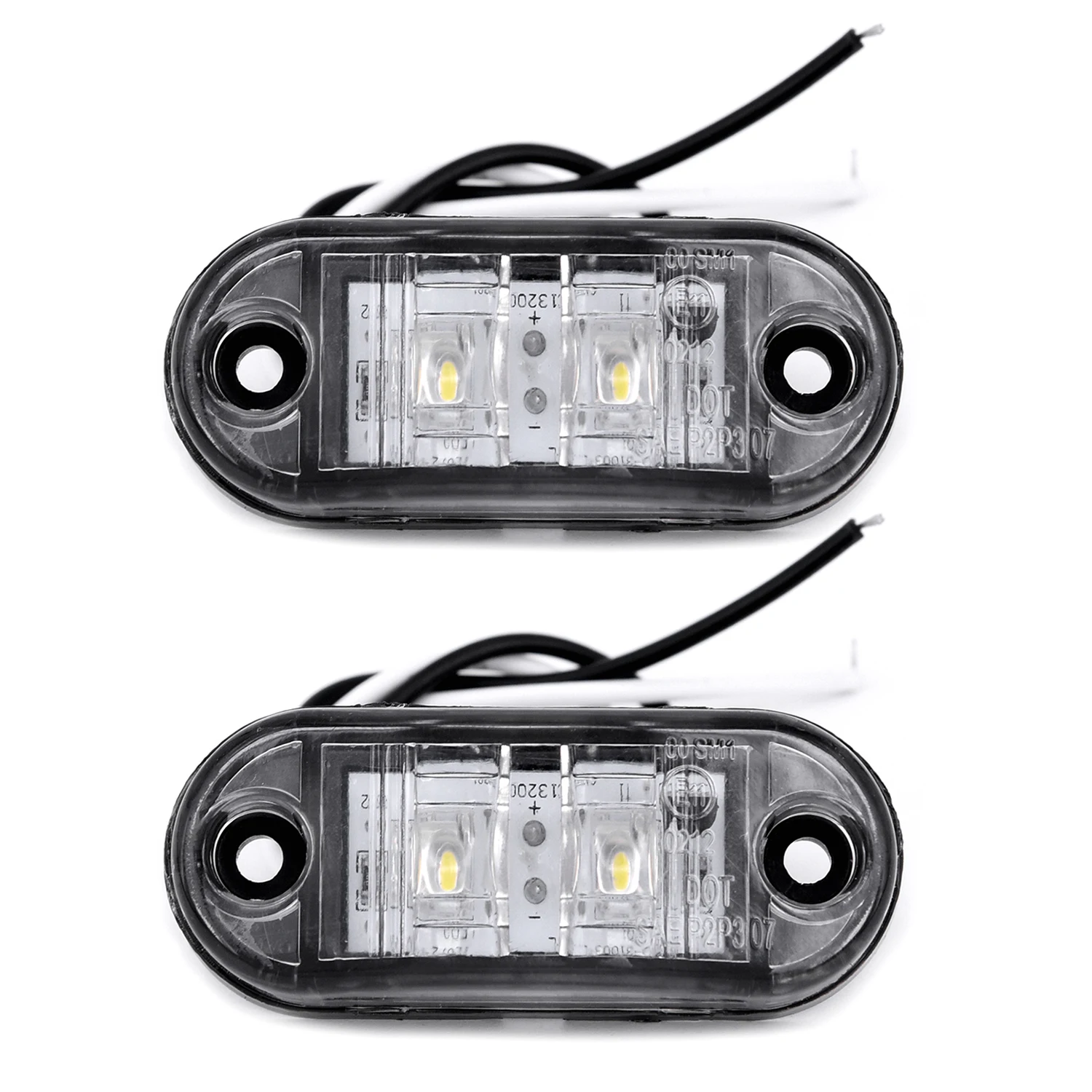 LED Clearance Car Trailer Caravan 12V 2pcs White Side Marker Lights Set Waterproof Plastic super Lamp Truck Best
LED Clearance Car Trailer Caravan 12V 2pcs White Side Marker Lights Set Waterproof Plastic super Lamp Truck Best