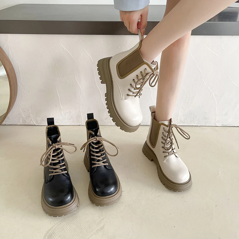 Shoes White Ankle Boots Lace Up Boots-Women Clogs Platform Chelsea Round Toe Low Med Rubber Ladies 2022 Lolita Autumn Rock Lace-
Shoes White Ankle Boots Lace Up Boots-Women Clogs Platform Chelsea Round Toe Low Med Rubber Ladies 2022 Lolita Autumn Rock Lace-