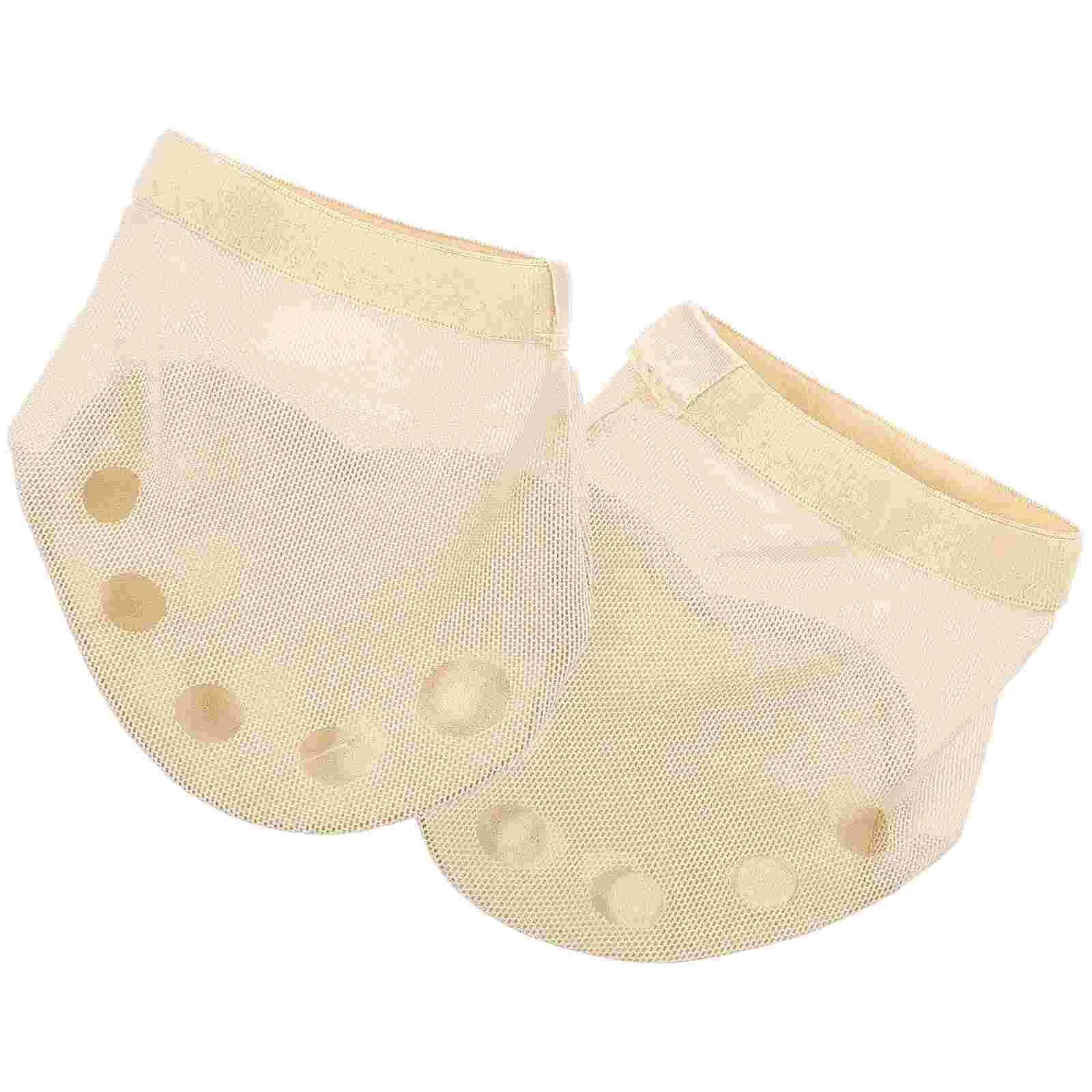 Toe Topper Liner Socks Forefoot Cushion Pad Show Toeless Socks Non- Invisible Socks Metatarsal Pads for High Heels Sandals XL 
Toe Topper Liner Socks Forefoot Cushion Pad Show Toeless Socks Non- Invisible Socks Metatarsal Pads for High Heels Sandals XL