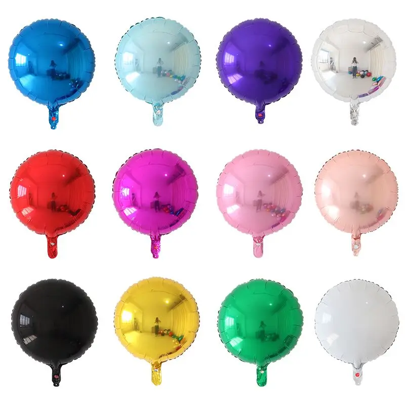 50/100pcs 18inch Round Foil Helium Balloon Wedding Decoration Birthday Baby Shower Valentines Party Supplies Air Globos Kids Toy
50/100pcs 18inch Round Foil Helium Balloon Wedding Decoration Birthday Baby Shower Valentines Party Supplies Air Globos Kids Toy