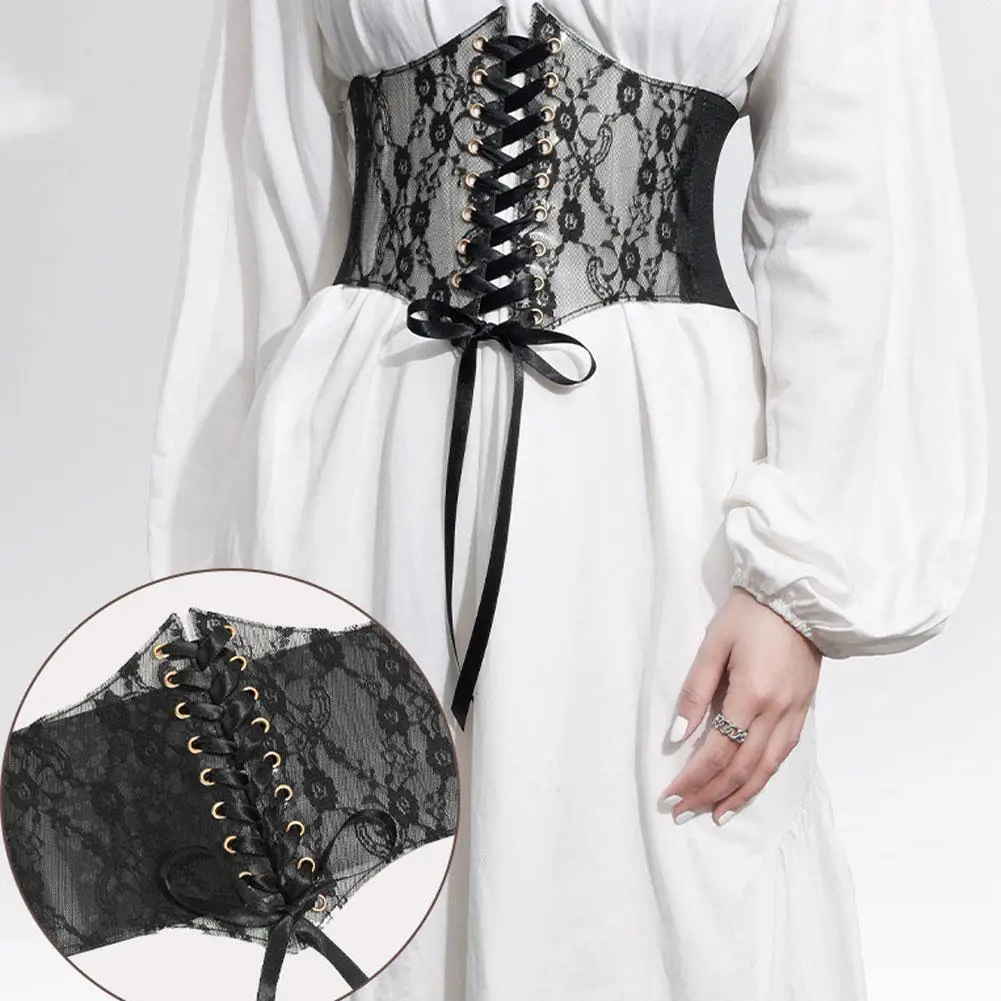 Women Waist Corset Wide Black Lace Slimming Body Belts Elastic Waistband Adjustable Ceinture Femme Fajas Dress Girdle Belts
Women Waist Corset Wide Black Lace Slimming Body Belts Elastic Waistband Adjustable Ceinture Femme Fajas Dress Girdle Belts