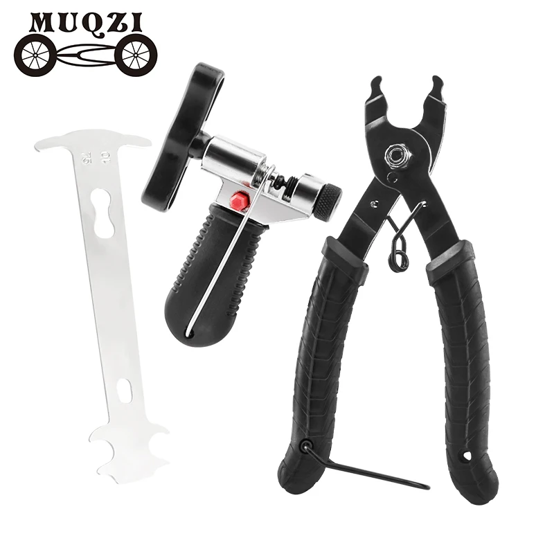 MUQZI Bike Repair Chain Tool Set Link Breaker Splitter Chain Checker Link Plier Kit
MUQZI Bike Repair Chain Tool Set Link Breaker Splitter Chain Checker Link Plier Kit