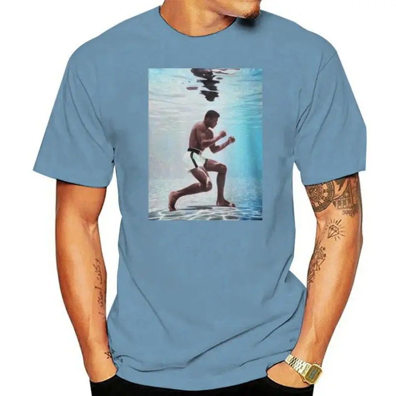 Muhammad Ali Underwater Men'S Black Tees Shirt Clothing Cotton Tee Shirts for Men Tee Shirt Short Sleeve Tops Hip Hop Clothes 
Muhammad Ali Underwater Men'S Black Tees Shirt Clothing Cotton Tee Shirts for Men Tee Shirt Short Sleeve Tops Hip Hop Clothes