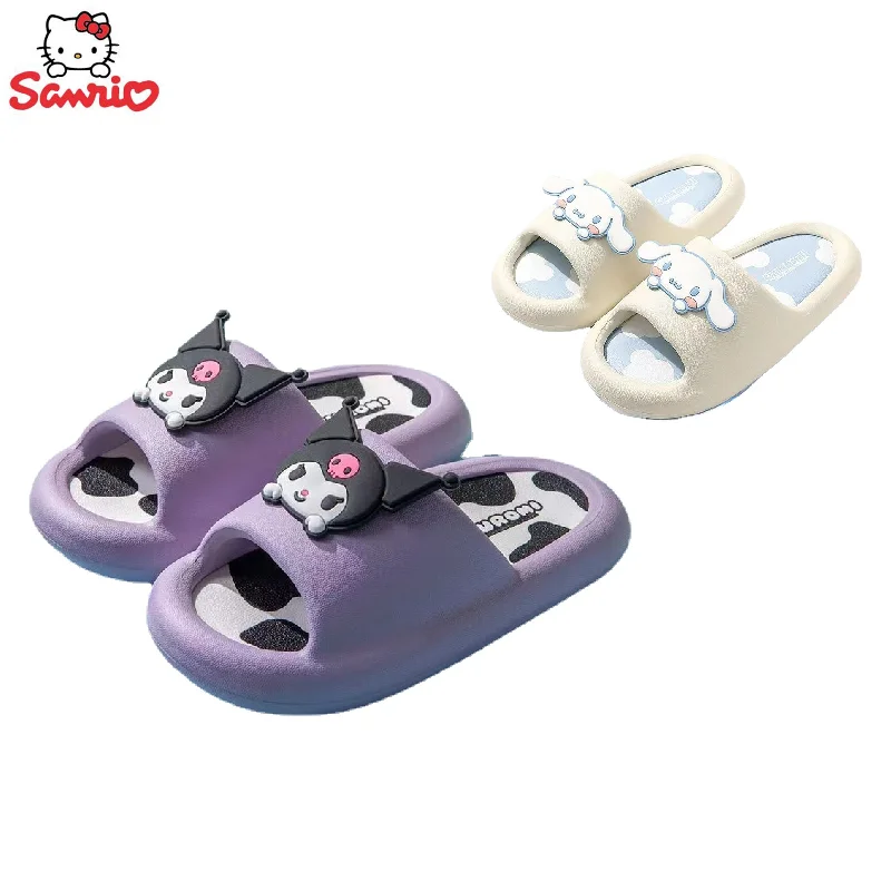Сандалии Sanrio kawaii ins с фекальным эффектом, женские летние Мультяшные аниме kuromi с мягкой нескользящей подошвой, Симпатичные шлепанцы для девочек
Сандалии Sanrio kawaii ins с фекальным эффектом, женские летние Мультяшные аниме kuromi с мягкой нескользящей подошвой, Симпатичные шлепанцы для девочек