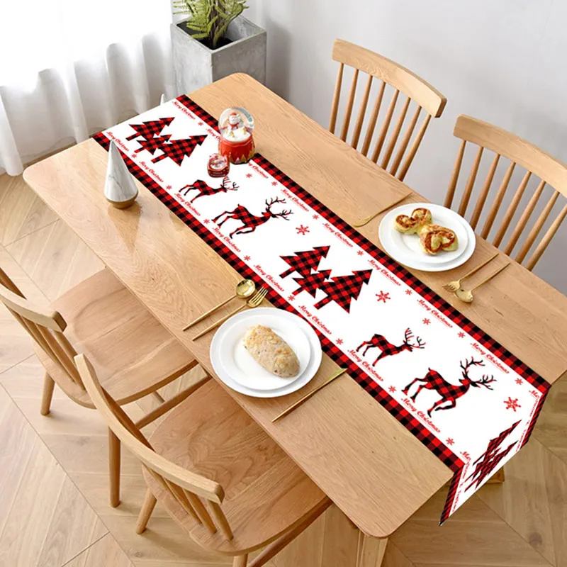 35*180cm Christmas Decoration Snowman Santa Reindeer Dining Table Runner Washable Table Runner Christmas New Year Party Decor
35*180cm Christmas Decoration Snowman Santa Reindeer Dining Table Runner Washable Table Runner Christmas New Year Party Decor