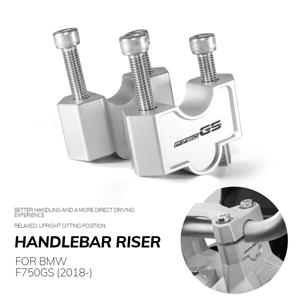 Motorcycle Accessories Handle Bar Riser Clamp Extend Handlebar Adapter Mount For BMW F750GS F 750 GS 2018 2019 2020 2021 2022 -
Motorcycle Accessories Handle Bar Riser Clamp Extend Handlebar Adapter Mount For BMW F750GS F 750 GS 2018 2019 2020 2021 2022 -