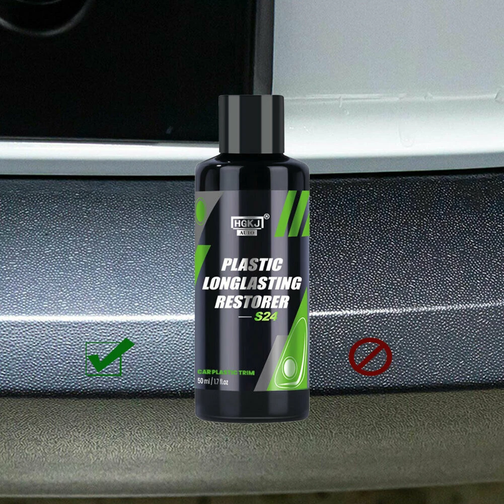 50ml Car Plastic Renovator Trim Hydrophobic Liquid Plastic Restorer Polish Long-Lasting Protects Exterior Wax For Auto HGKJ 24
50ml Car Plastic Renovator Trim Hydrophobic Liquid Plastic Restorer Polish Long-Lasting Protects Exterior Wax For Auto HGKJ 24