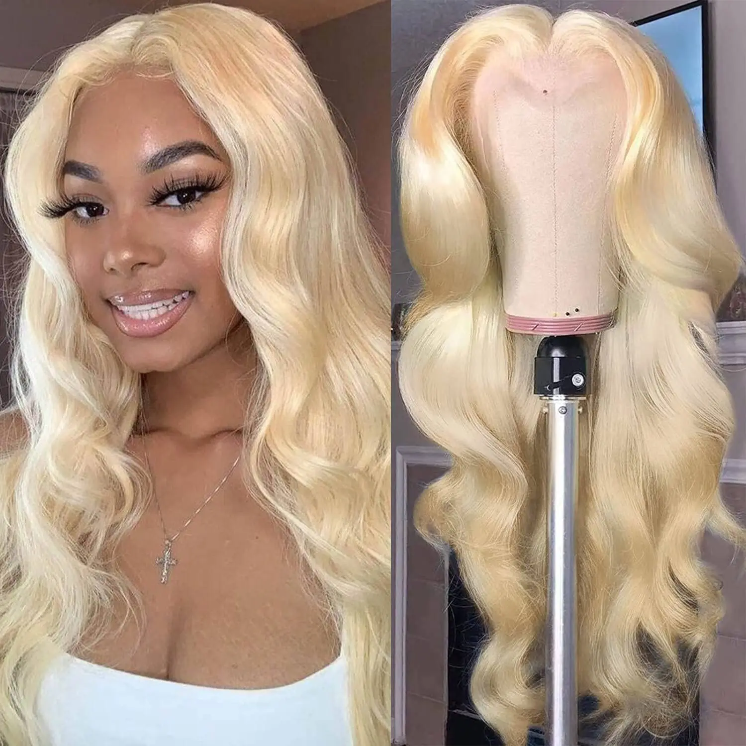 Blonde Wig Human Hair 613 Hd Transparent Lace Frontal Wig Brazilian Human Hair Lace Front Wigs For Women
Blonde Wig Human Hair 613 Hd Transparent Lace Frontal Wig Brazilian Human Hair Lace Front Wigs For Women