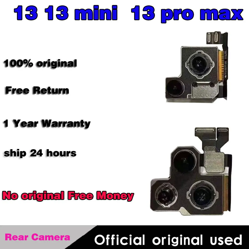 Оригинальная задняя камера для IPhone 13 13mini 13 Pro Max Задняя Основная камера гибкий кабель запасные части для ремонта
Оригинальная задняя камера для IPhone 13 13mini 13 Pro Max Задняя Основная камера гибкий кабель запасные части для ремонта