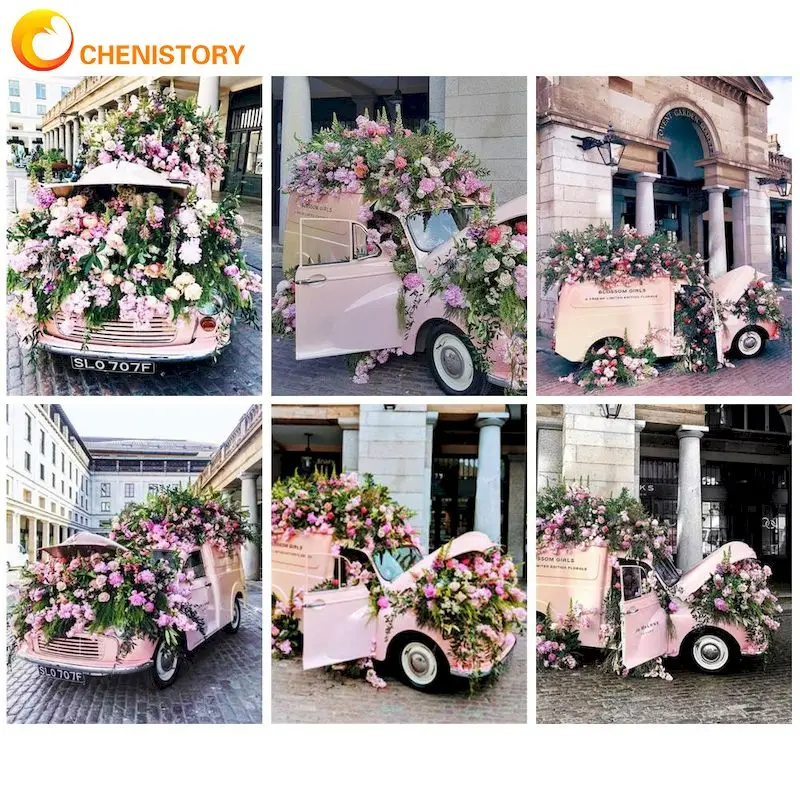 CHENISTORY Modern Paint By Numbers On Canvas Coloring By Numbers Pink Folwer Car Picture Paint Wall Decor Gift DIY Crafts
CHENISTORY Modern Paint By Numbers On Canvas Coloring By Numbers Pink Folwer Car Picture Paint Wall Decor Gift DIY Crafts