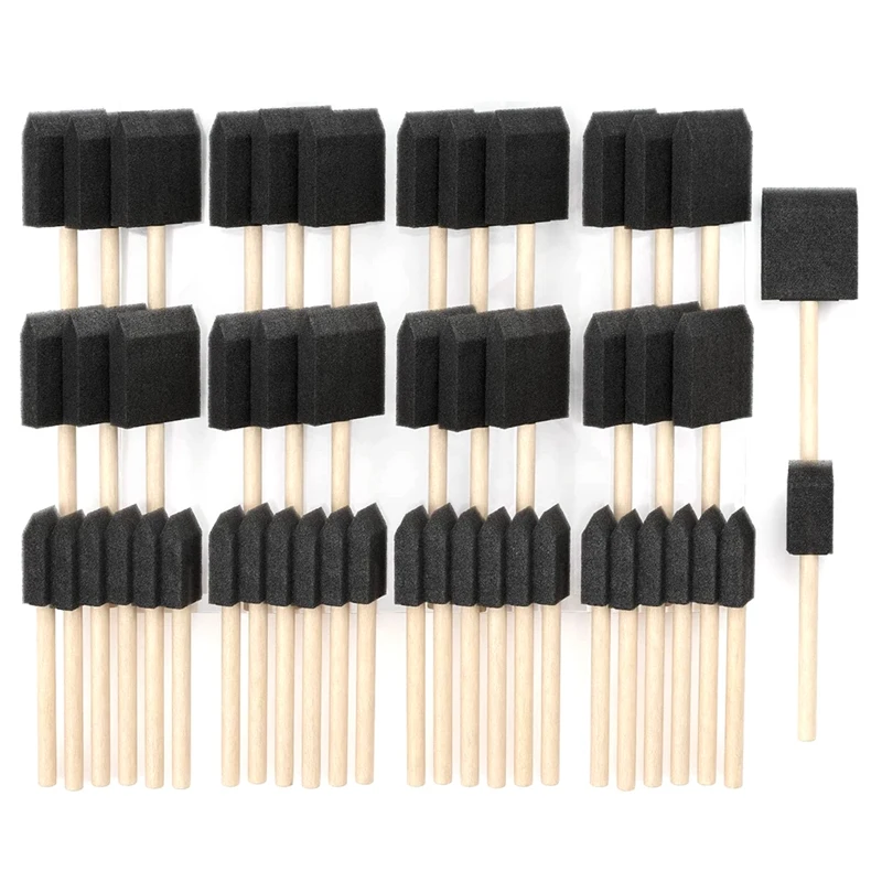 Foam Paint Brushes, Includes 50 Sponge Brushes, 25 X 1 Inch Brushes And 25 X 2 Inch Brushes, Art Supplies For Painting
Foam Paint Brushes, Includes 50 Sponge Brushes, 25 X 1 Inch Brushes And 25 X 2 Inch Brushes, Art Supplies For Painting