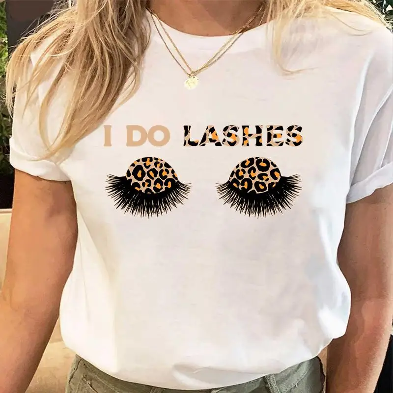 Women Eye Lashes Print Tees Tshirt Cartoon Female Clothes Tops Short Sleeve 90s Cute New Print Ladies Fashion Graphic T-Shirt
Women Eye Lashes Print Tees Tshirt Cartoon Female Clothes Tops Short Sleeve 90s Cute New Print Ladies Fashion Graphic T-Shirt