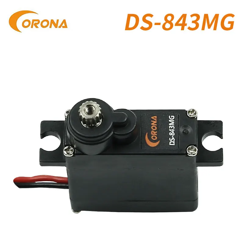 Corona DS843MG Digital High Torque Micro Servo 4.8kg / 0.10sec / 8.5g For RC Control Driving Flight Airplane Helicopters Car
Corona DS843MG Digital High Torque Micro Servo 4.8kg / 0.10sec / 8.5g For RC Control Driving Flight Airplane Helicopters Car