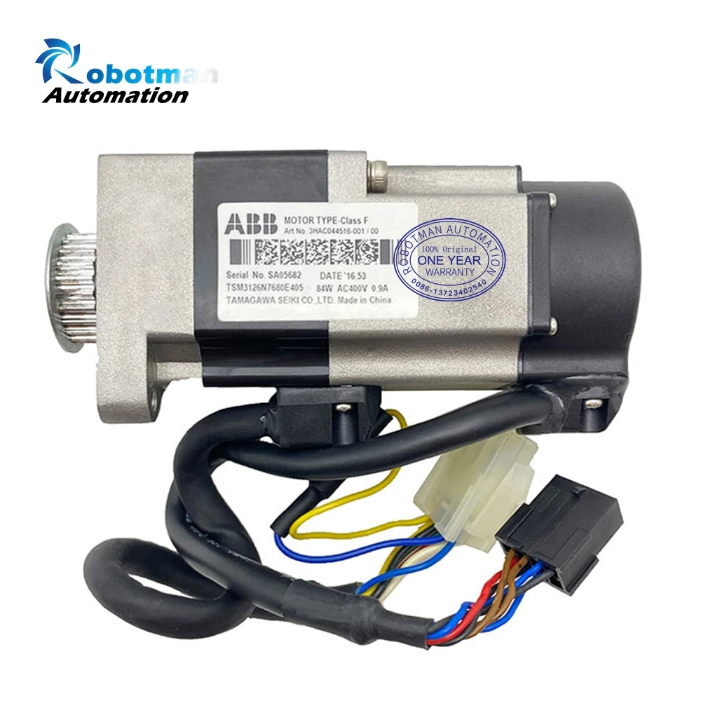 New in box ABB 3HAC044516-001 TSM3126N7680E405 Robotic Servo Motor Incl Pinion WIth Free DHL/UPS/FEDEX
New in box ABB 3HAC044516-001 TSM3126N7680E405 Robotic Servo Motor Incl Pinion WIth Free DHL/UPS/FEDEX
