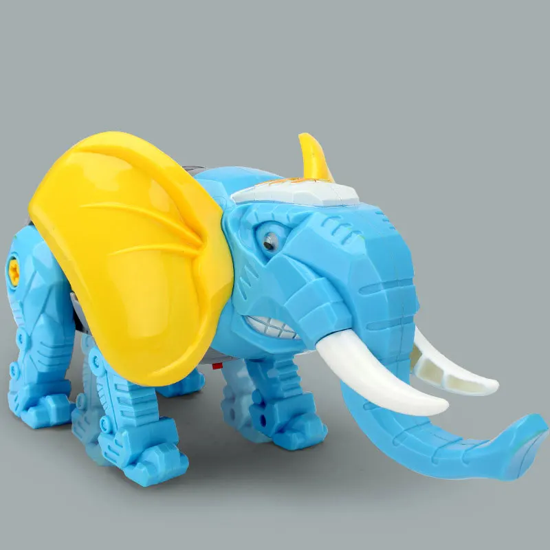 Robot Dinosaur Toys Electronic Elephant Walk With Light DIY Cute Animal Pet Funny Electric Bull Toy For Children Birthday Gift
Robot Dinosaur Toys Electronic Elephant Walk With Light DIY Cute Animal Pet Funny Electric Bull Toy For Children Birthday Gift