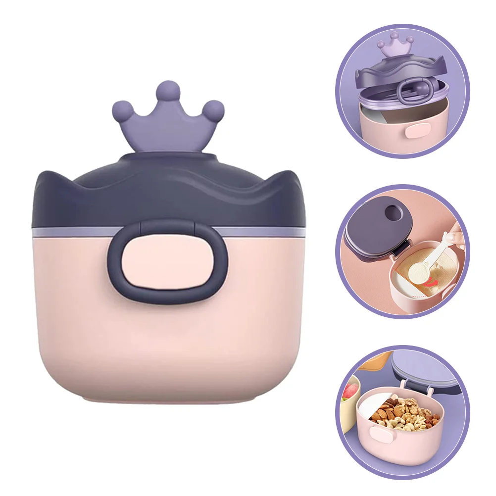 Baby Helper Portable Milk Powder Container Formula Dispenser Crown Infant Pp Snack Containers
Baby Helper Portable Milk Powder Container Formula Dispenser Crown Infant Pp Snack Containers