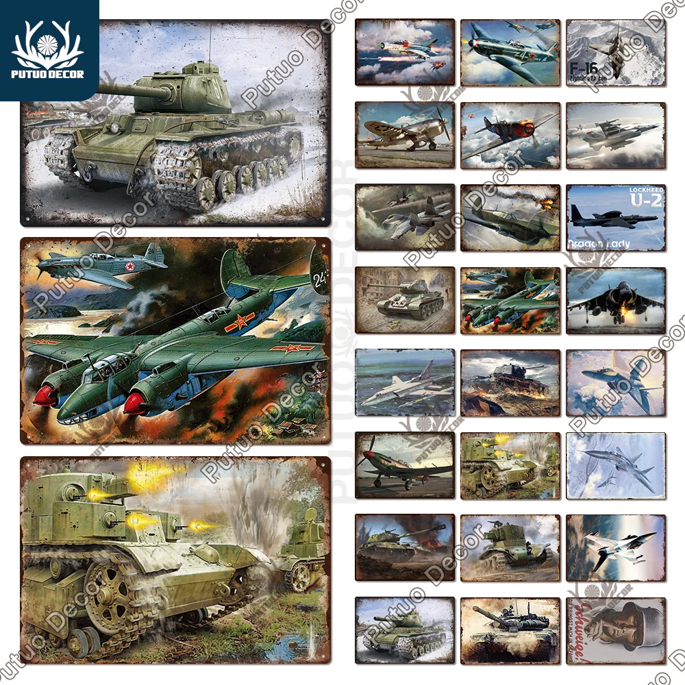 Putuo Decor World War II Fighter Metal Sign Vintage Sign Tin Plaque Tank Plaque for Garage Man Cave Living Room Home Wall Decor
Putuo Decor World War II Fighter Metal Sign Vintage Sign Tin Plaque Tank Plaque for Garage Man Cave Living Room Home Wall Decor