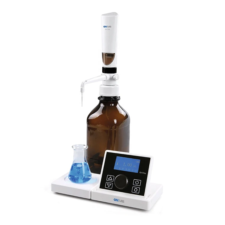 ONILAB OniTrite Burette Dtrite Lab Electronic Bottle Top Digital Automatic Titration Titrator
ONILAB OniTrite Burette Dtrite Lab Electronic Bottle Top Digital Automatic Titration Titrator