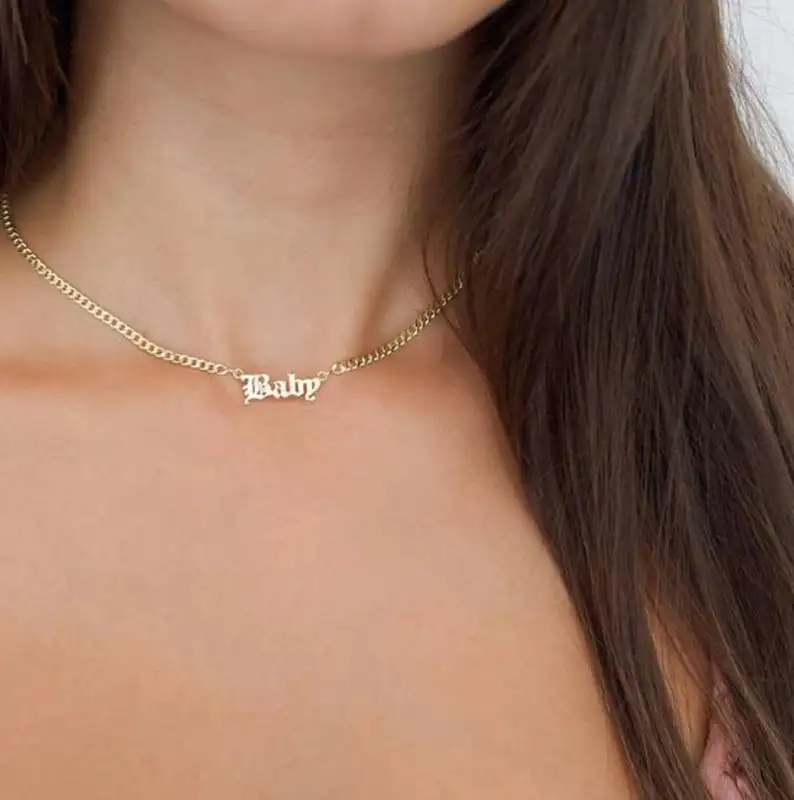 Custom Old English Name Necklace, Customized Gift, Minimalistic Pendant, Wedding Gift, Personalized Infinity Necklace, Gift for
Custom Old English Name Necklace, Customized Gift, Minimalistic Pendant, Wedding Gift, Personalized Infinity Necklace, Gift for