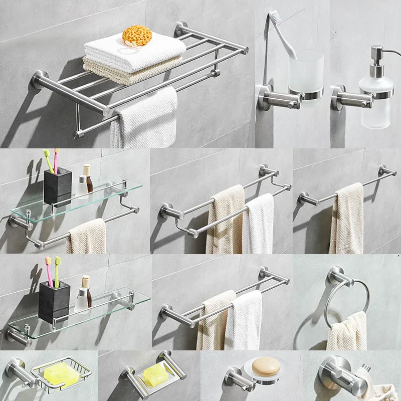 Stainless Steel Bathroom Shelf Toilet Towel Rack Toilet Towel Bar Soap Rack Glass Desk Storage Rack
Stainless Steel Bathroom Shelf Toilet Towel Rack Toilet Towel Bar Soap Rack Glass Desk Storage Rack
