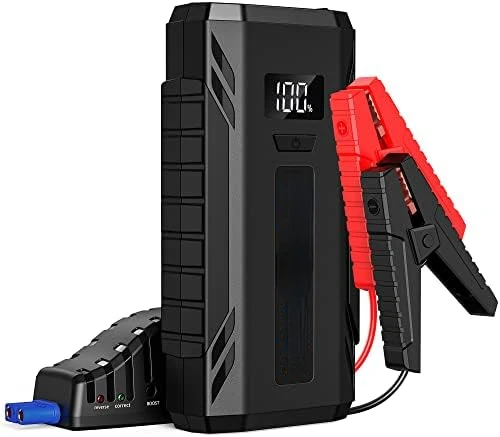 Car Jump Starter, 1500A Peak Battery Jump Starter for Up to 7.0L Gas or 5.5L Diesel Engine, 12V Portable Battery Starter Power P
Car Jump Starter, 1500A Peak Battery Jump Starter for Up to 7.0L Gas or 5.5L Diesel Engine, 12V Portable Battery Starter Power P