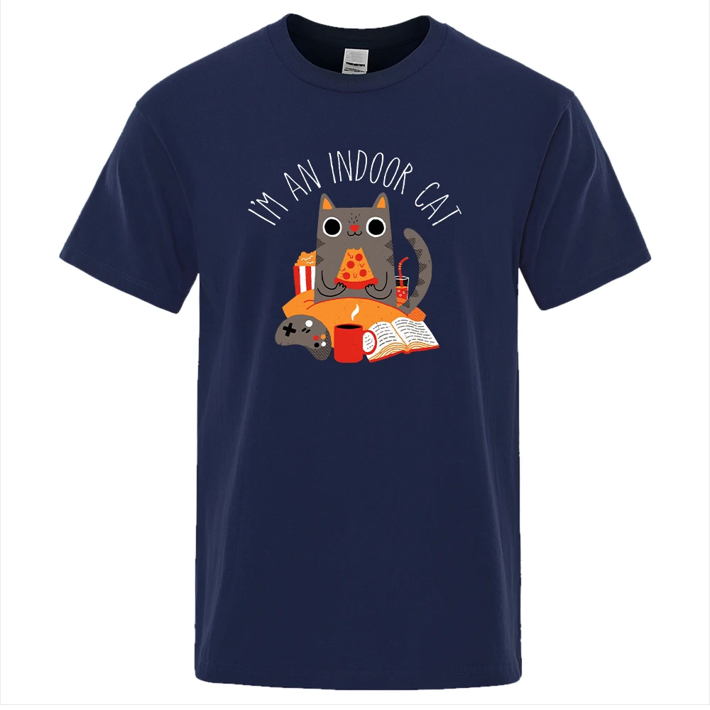 Cat Sitting And Eating Pizza Prints Mens Tees Shirts Short Sleeve Clothes Fashion Vintage T-shirt Men's Casual Summer Tee Shirt
Cat Sitting And Eating Pizza Prints Mens Tees Shirts Short Sleeve Clothes Fashion Vintage T-shirt Men's Casual Summer Tee Shirt