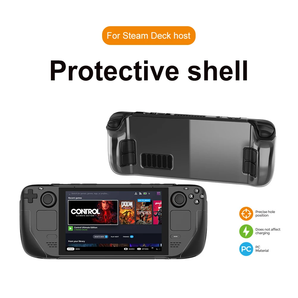 Protective Shell Cover Hard Clear Transparent PC Case Non-slip Crystal Protective Cases Console Host Accessories for Steam Deck
Protective Shell Cover Hard Clear Transparent PC Case Non-slip Crystal Protective Cases Console Host Accessories for Steam Deck