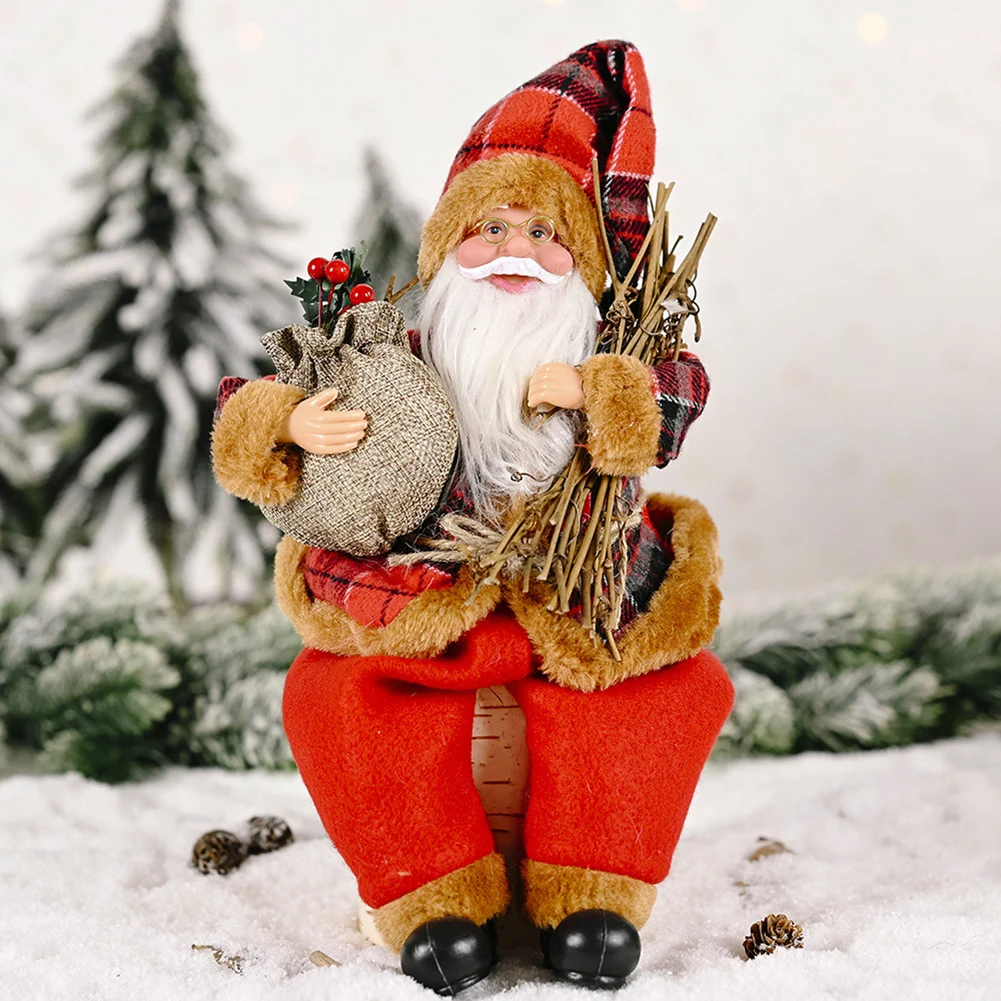 Gifts Ornaments Christmas Doll 1 X 35*20cm Funny Knitted Fabric Practical To Use For Shopwindow Party Decoration
Gifts Ornaments Christmas Doll 1 X 35*20cm Funny Knitted Fabric Practical To Use For Shopwindow Party Decoration