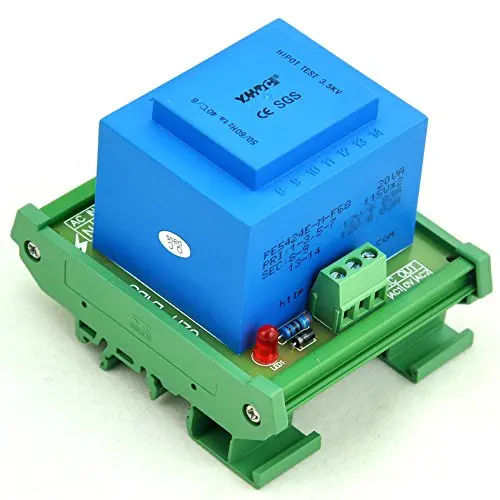 CZH-LABS P 230VAC, S 2x 24VAC, 20VA DIN Rail Mount Power Transformer Module,D-1033T/Z, 24V.
CZH-LABS P 230VAC, S 2x 24VAC, 20VA DIN Rail Mount Power Transformer Module,D-1033T/Z, 24V.