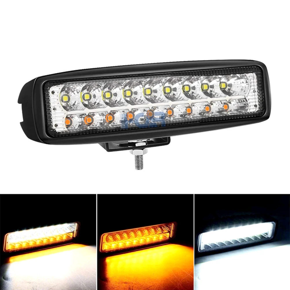 Brand New Work Light Car Light Spot Flashing Light White Yellow 12V Car Light 54W Led Work Bar Car Accessories
Brand New Work Light Car Light Spot Flashing Light White Yellow 12V Car Light 54W Led Work Bar Car Accessories