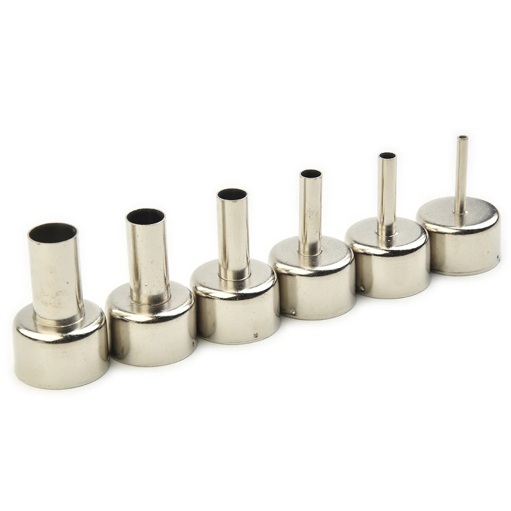 6pcs Welding Nozzle Universal Soldering Station Hot Air Tool Welding Heat Resistant Stainless Steel Nozzles Sprayer
6pcs Welding Nozzle Universal Soldering Station Hot Air Tool Welding Heat Resistant Stainless Steel Nozzles Sprayer
