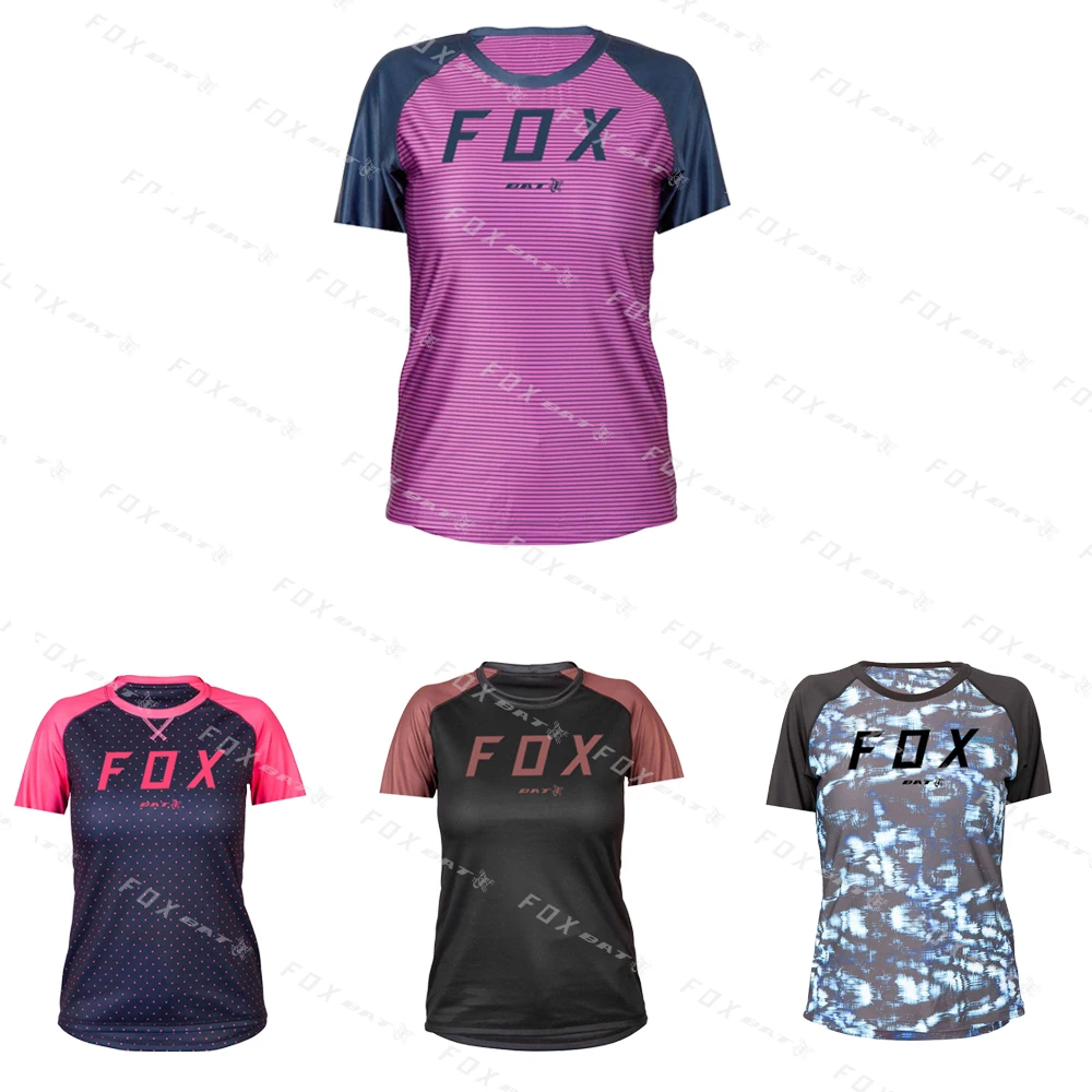 Women's Downhill Jersey Short sleeves MTB T Shirts Bat Fox Motocross Mountain Enduro Bike Clothing Mountain Bike Cycling speedos
Women's Downhill Jersey Short sleeves MTB T Shirts Bat Fox Motocross Mountain Enduro Bike Clothing Mountain Bike Cycling speedos