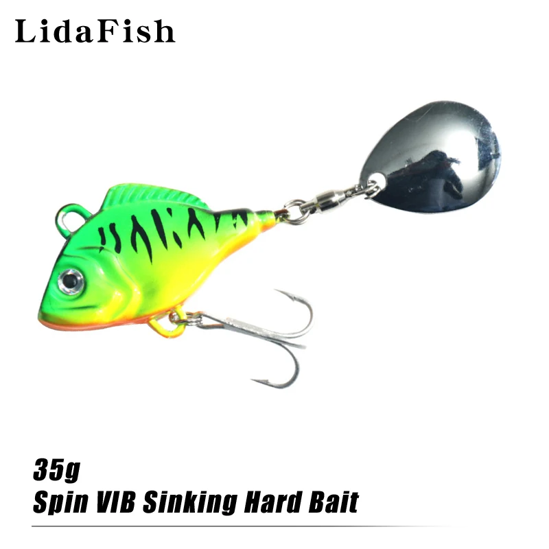 LIDAFISH New 35g Spinning VIB High Quality Fishing Lure Vibrating Saltwater/Freshwater 5 Colors Hard Bait
LIDAFISH New 35g Spinning VIB High Quality Fishing Lure Vibrating Saltwater/Freshwater 5 Colors Hard Bait