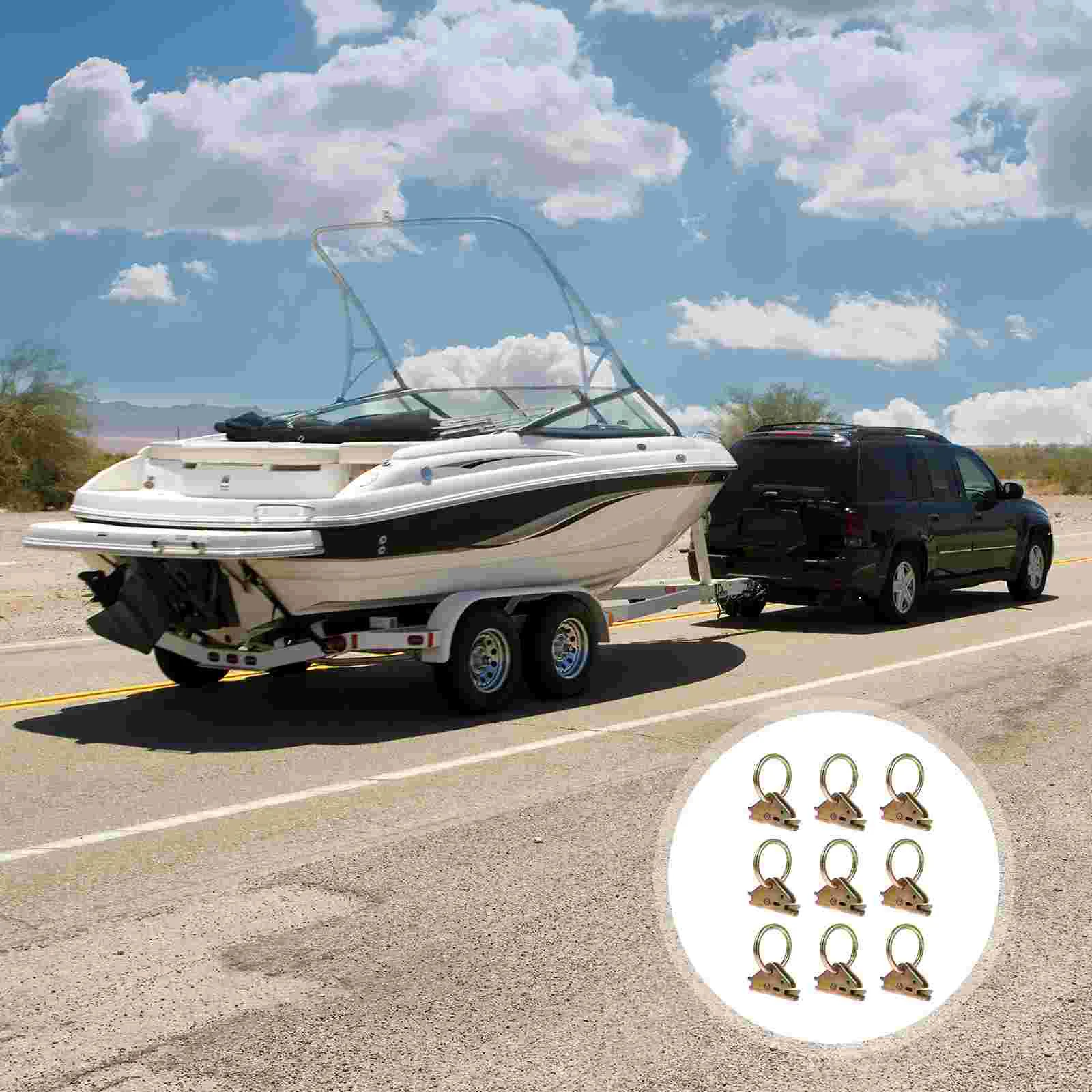 10pcs Tie Down Anchors Rings E Track Accessories for Trailers Trucks Van Pickups
10pcs Tie Down Anchors Rings E Track Accessories for Trailers Trucks Van Pickups