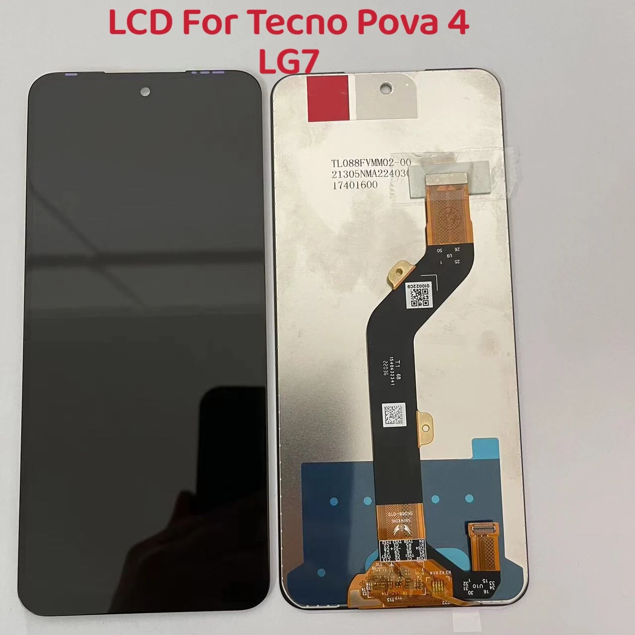 

Wholesale 10 PCS/Lot Original 6.82" Display For Tecno Pova 4 Pova4 LG7 LG7n LCD Pantalla With Touch Screen Digitizer Assembly