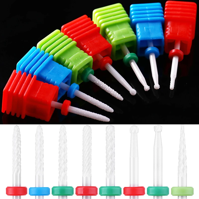 Nail Drill Bit Ceramic Milling Cutter Electric Manicure Drills Pedicure Mill Bits Machine Files Nail Art Tools Equipment
Nail Drill Bit Ceramic Milling Cutter Electric Manicure Drills Pedicure Mill Bits Machine Files Nail Art Tools Equipment