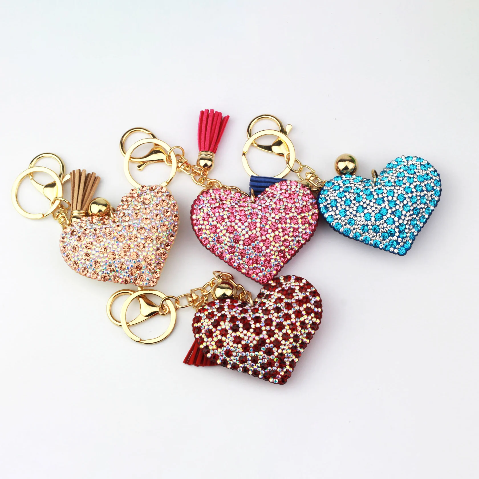 Heart-shaped Colored Hot Drill Resin Charms Keychain Flannel Jewelry Hot Diamond Keychain Pendant Charms for Jewelry Making
Heart-shaped Colored Hot Drill Resin Charms Keychain Flannel Jewelry Hot Diamond Keychain Pendant Charms for Jewelry Making
