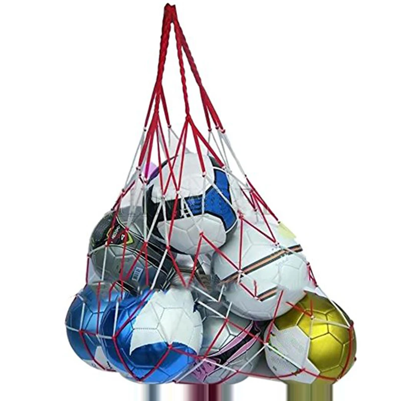 

Сетчатая Сумка для баскетбола, волейбола, уличная спортивная сумка для футбола, портативное спортивное оборудование, сетчатые сумки для переноски мячей, товары для хранения, 1 шт.