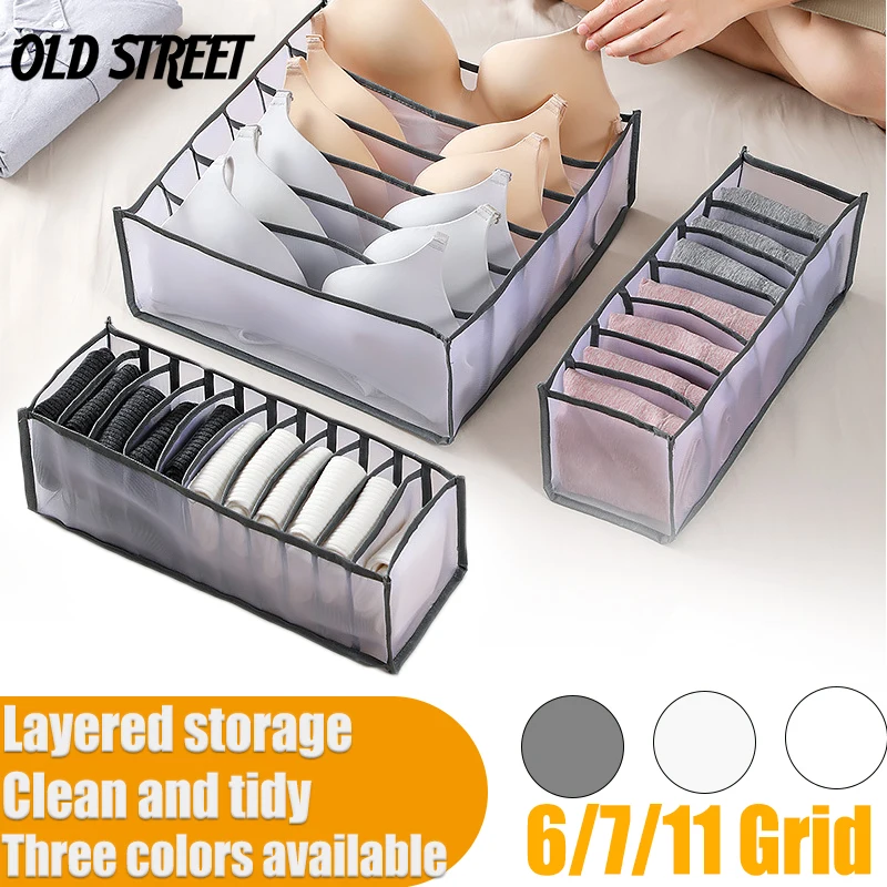 Foldable Drawer Organizer with 7 Compartments for Closet or Dresser, Storage Box for Socks, Underwear, Bras
Foldable Drawer Organizer with 7 Compartments for Closet or Dresser, Storage Box for Socks, Underwear, Bras