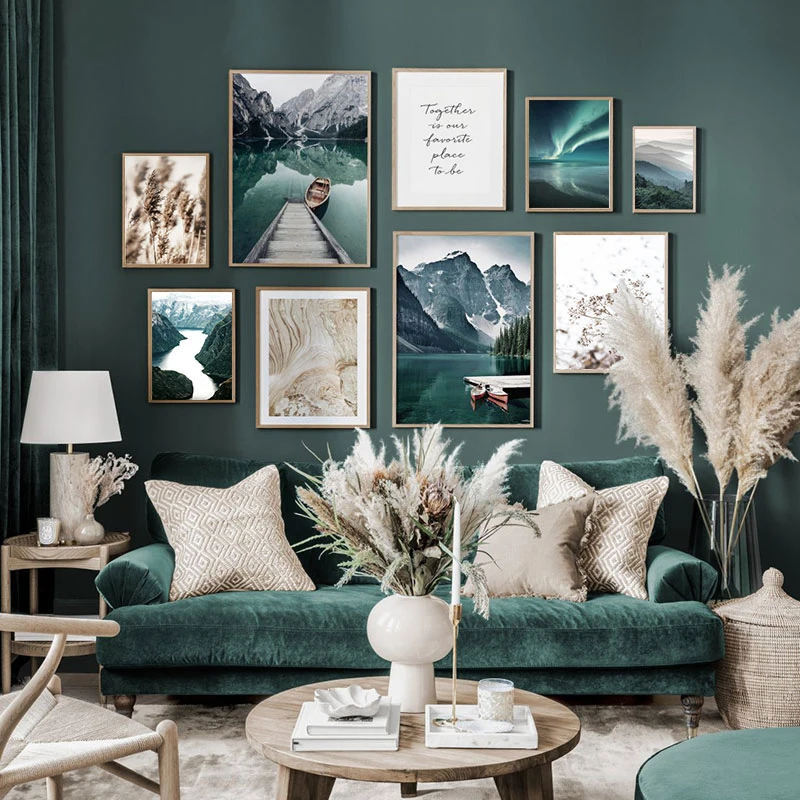 Scandinavian Travel Landscape Canvas Painting Mountain Boat Grass Nordic Poster Print Wall Art Picture Modern Living Room Decor
Scandinavian Travel Landscape Canvas Painting Mountain Boat Grass Nordic Poster Print Wall Art Picture Modern Living Room Decor