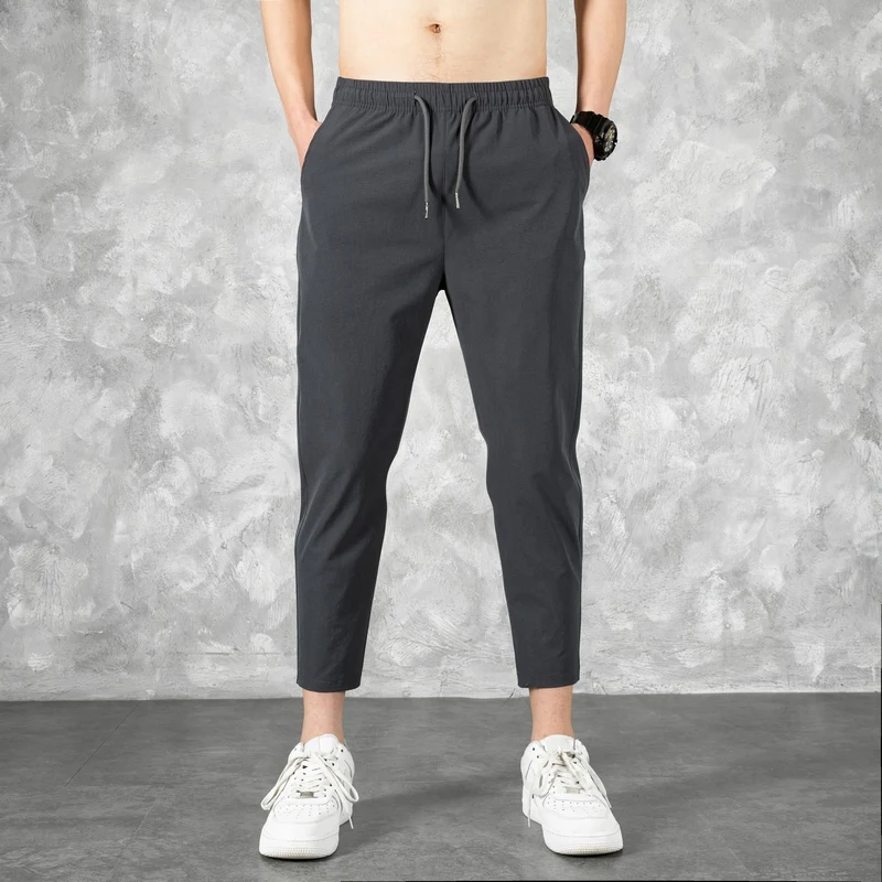 Korean Ice Silk Men'S Summer Thin Fashion Brand Loose And Versatile Quick Dry Casual Pants 9-Point Sports Trousers Boy
Korean Ice Silk Men'S Summer Thin Fashion Brand Loose And Versatile Quick Dry Casual Pants 9-Point Sports Trousers Boy